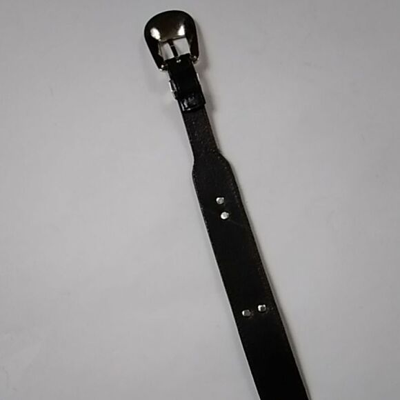 Vintage Metal & Leather Women Black Belt Cowboy main image 8